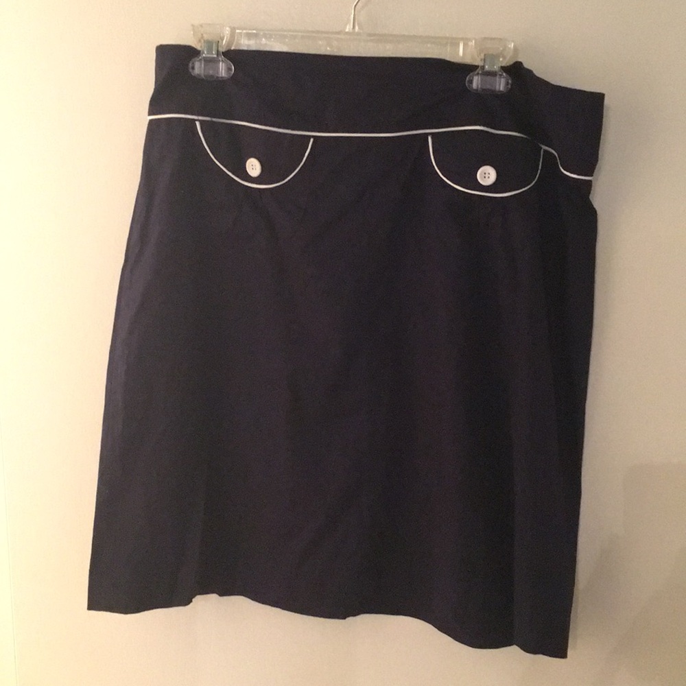 Cute Navy Forever21 Skirt